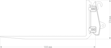 Palettengabel, Kombipalettengabel, Ballenspieß, Gabel